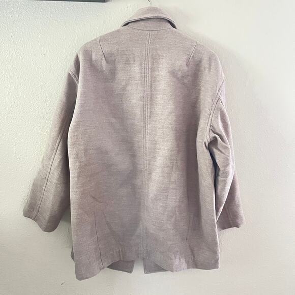 Free People Hannah Slouchy Blazer Jacket camel Oversized - Picture 9 of 13